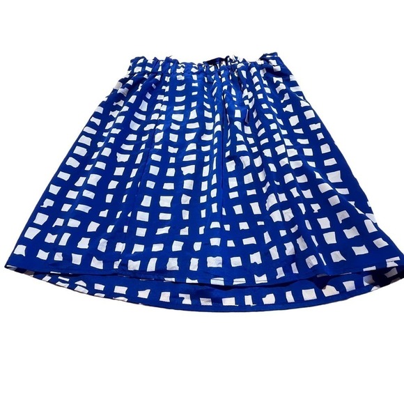 Beautiful Women's Francesca's Dina Be Blue/White Summer Skirt. Elastic waist. SM - Picture 4 of 7